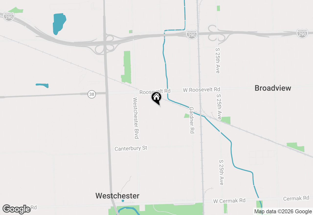 Map of 1260 Portsmouth Avenue, Westchester, IL 60154