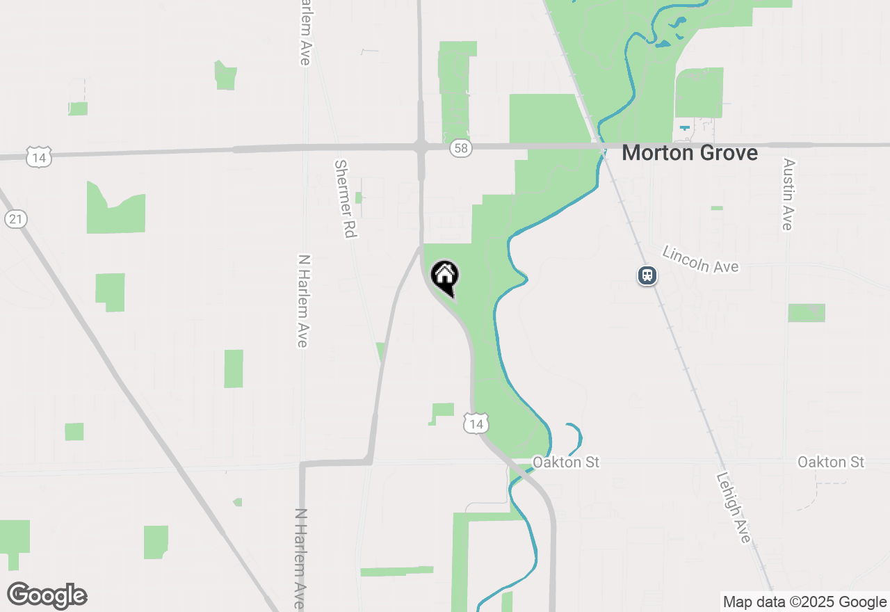 Map of 5809 W Main Street, Morton Grove, IL 60053