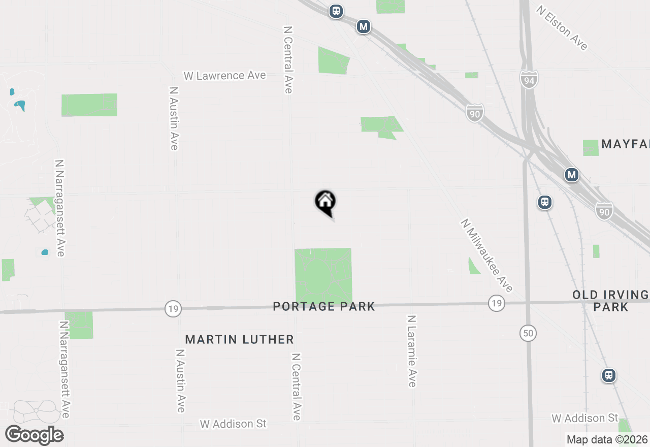 Map of 5455 W Cullom Avenue, Chicago, IL 60641