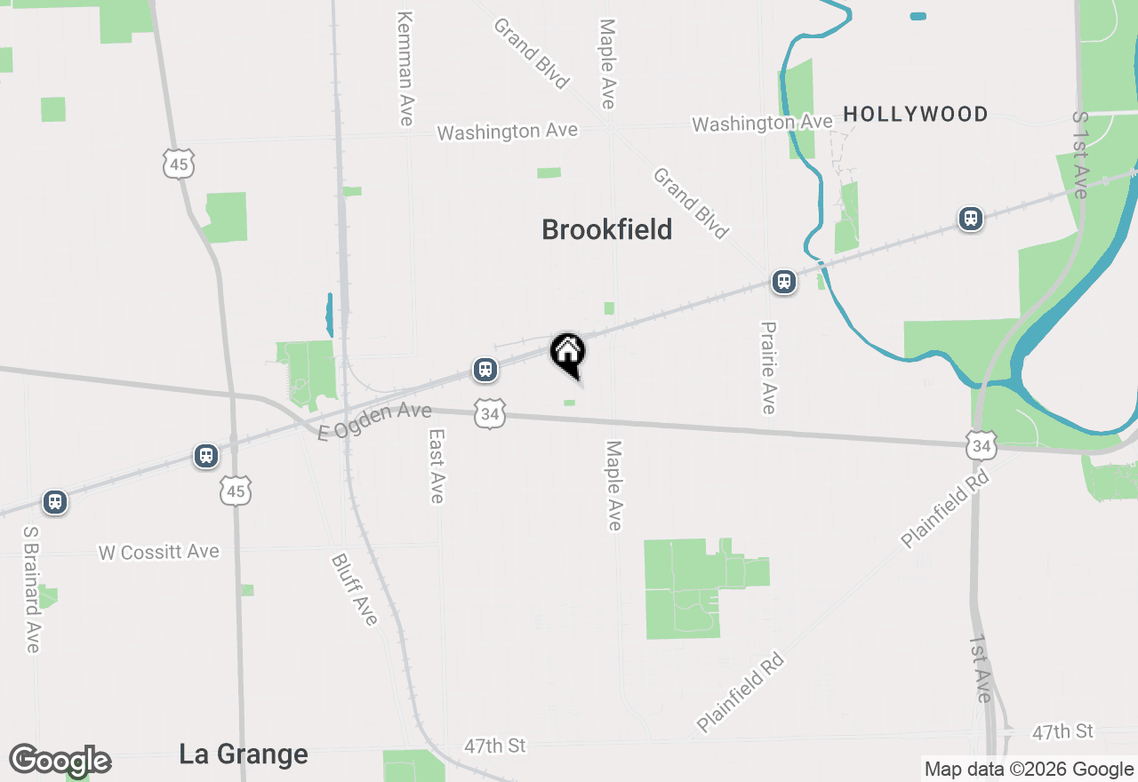 Map of 4003 Madison Avenue #2, Brookfield, IL 60513