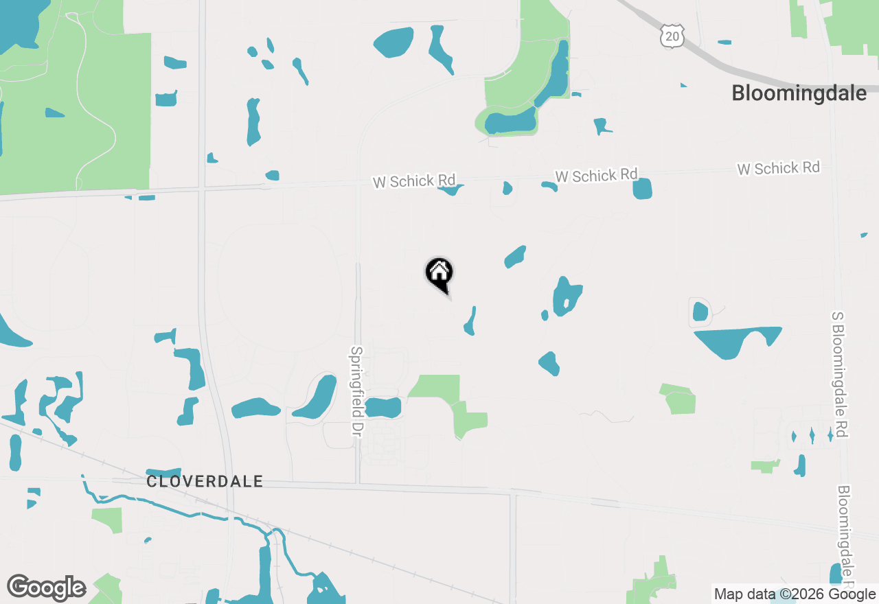 Map of 305 Torrington Drive, Bloomingdale, IL 60108