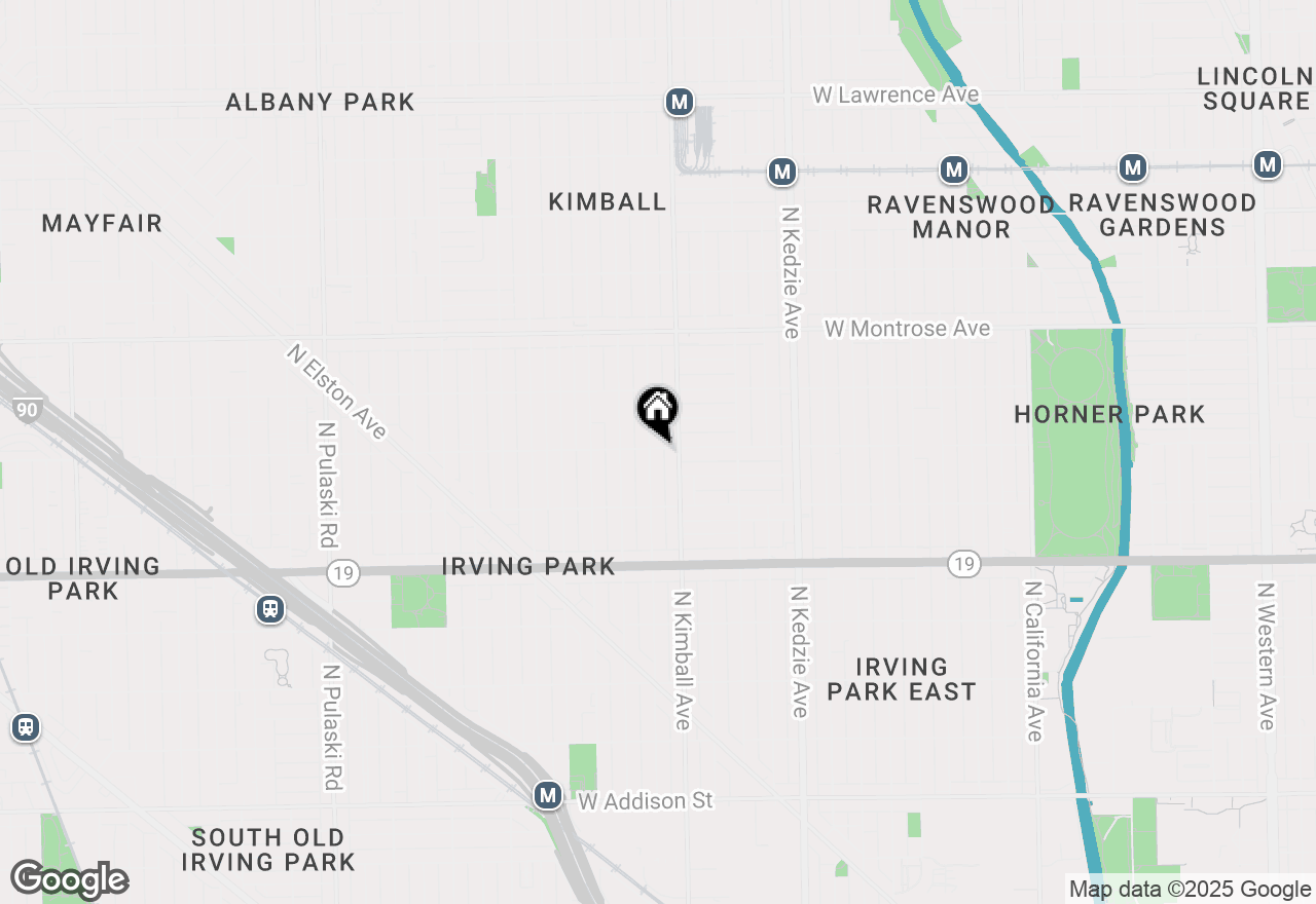 Map of 3415 W Berteau Avenue #G, Chicago, IL 60618