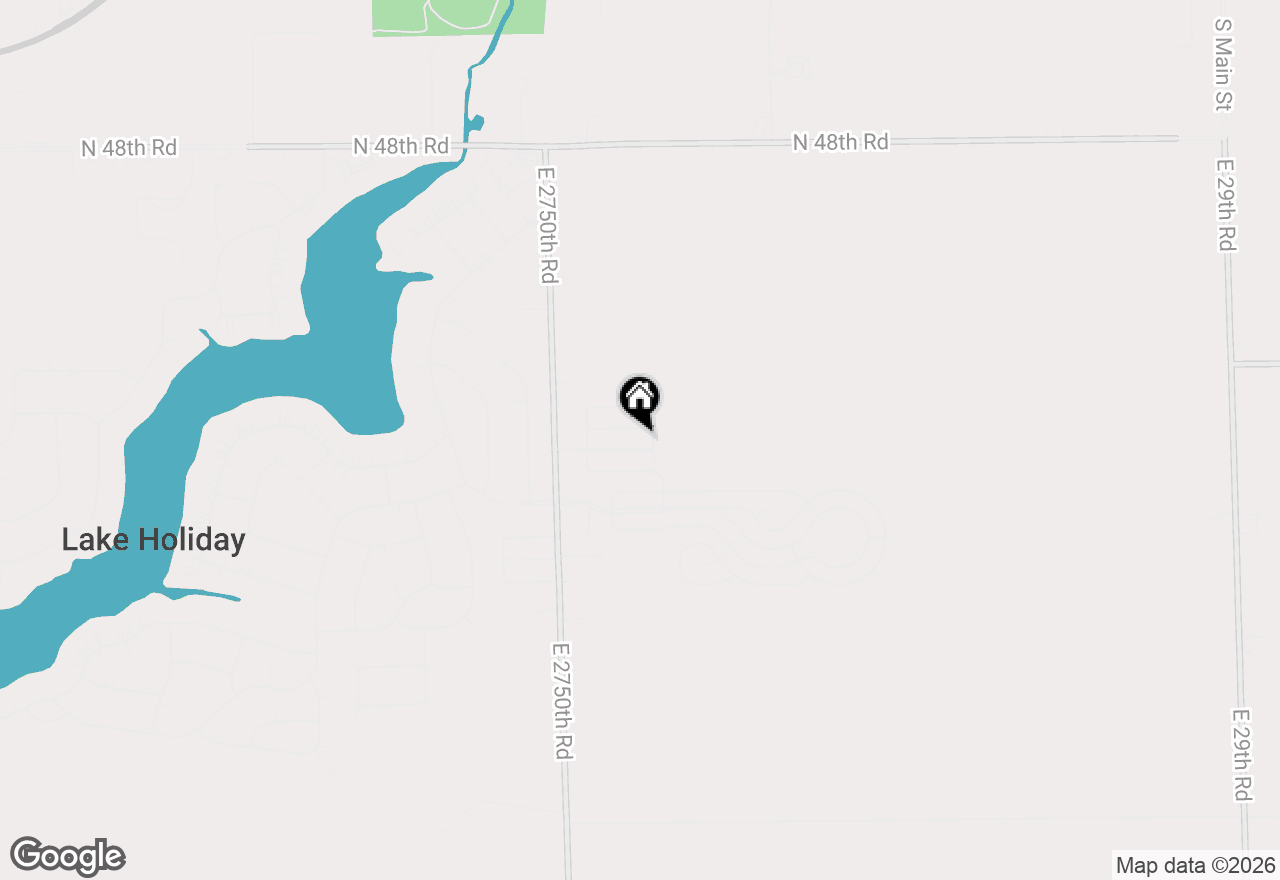 Map of 84 Birch Drive, Sandwich, IL 60548