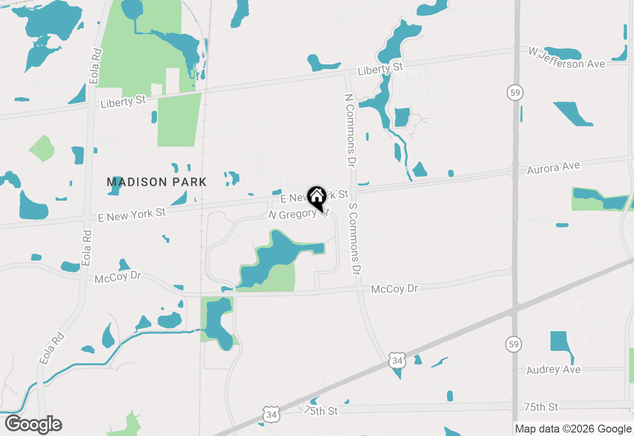 Map of 321 Driftwood Lane, Aurora, IL 60504