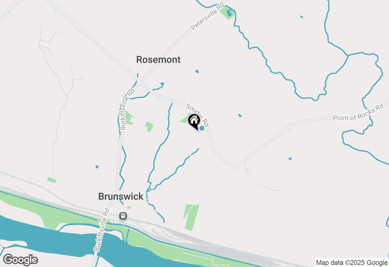 Map of 212 E K Street, Brunswick, MD 21716