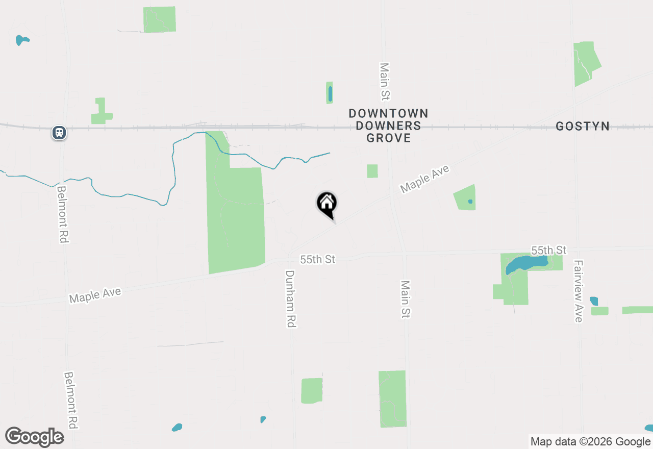 Map of 5337 Brookbank Road, Downers Grove, IL 60515