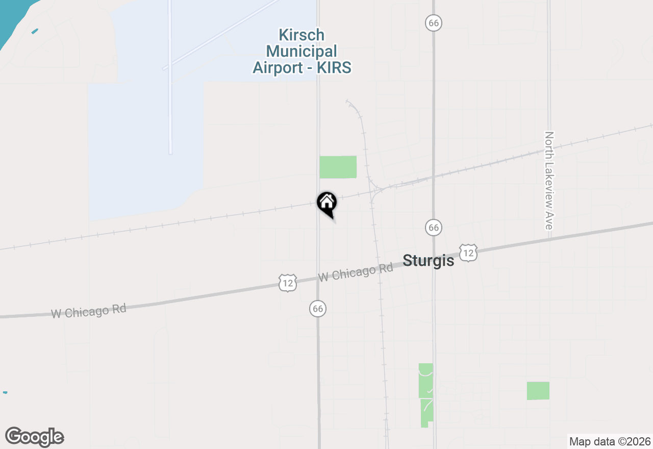 Map of 703 W West Street, Sturgis, MI 49091