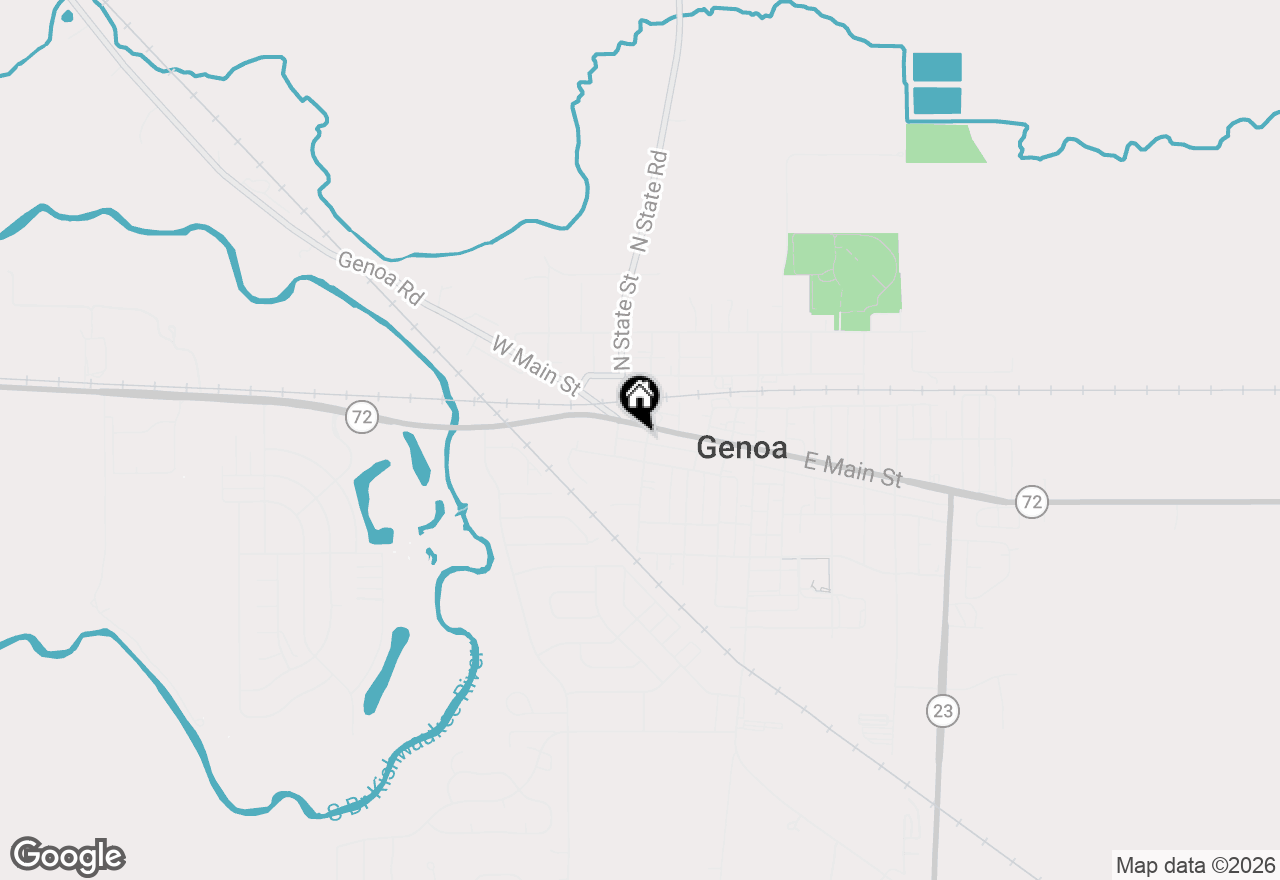 Map of 109 S Washington Street, Genoa, IL 60135