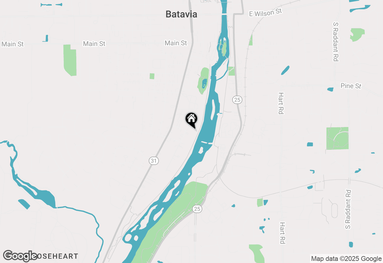 Map of 948 Woodland Avenue, Batavia, IL 60510