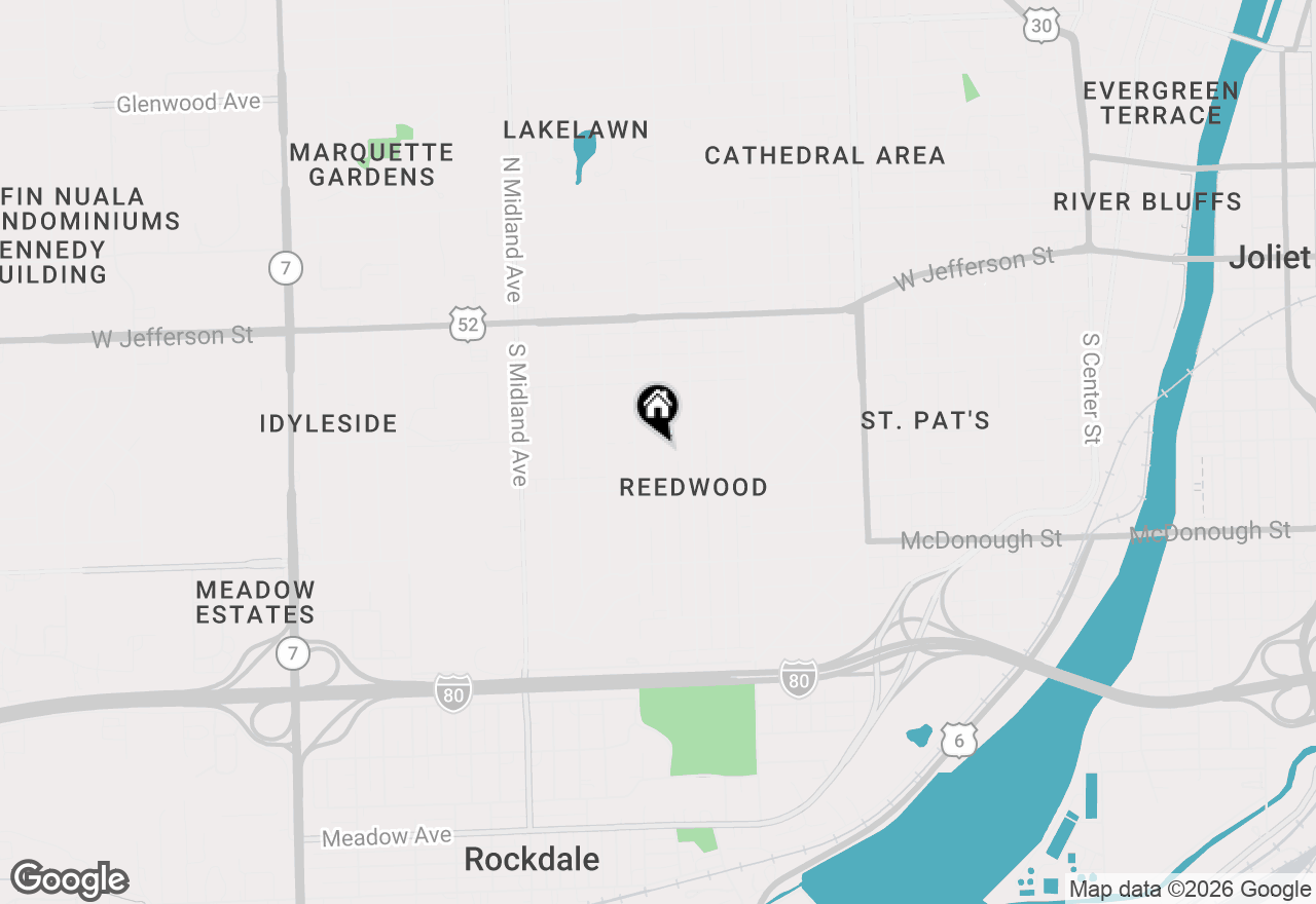 Map of 209 S Reed Street, Joliet, IL 60436