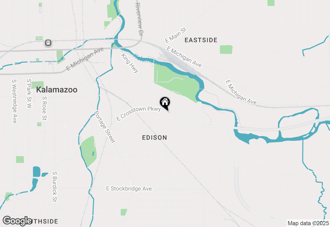 Map of 1206 E Crosstown Parkway #REAR WAREHOUSE, Kalamazoo, MI 49001