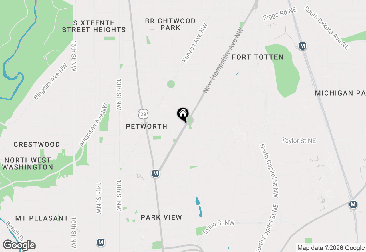 Map of 4210 New Hampshire Avenue Nw, Washington, DC 20011