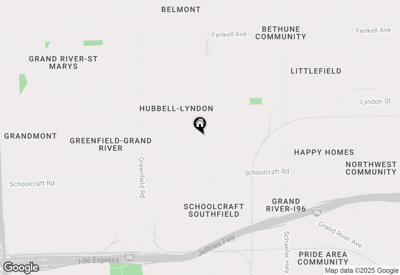 Map of 14232 Lauder Street, Detroit, MI 48227