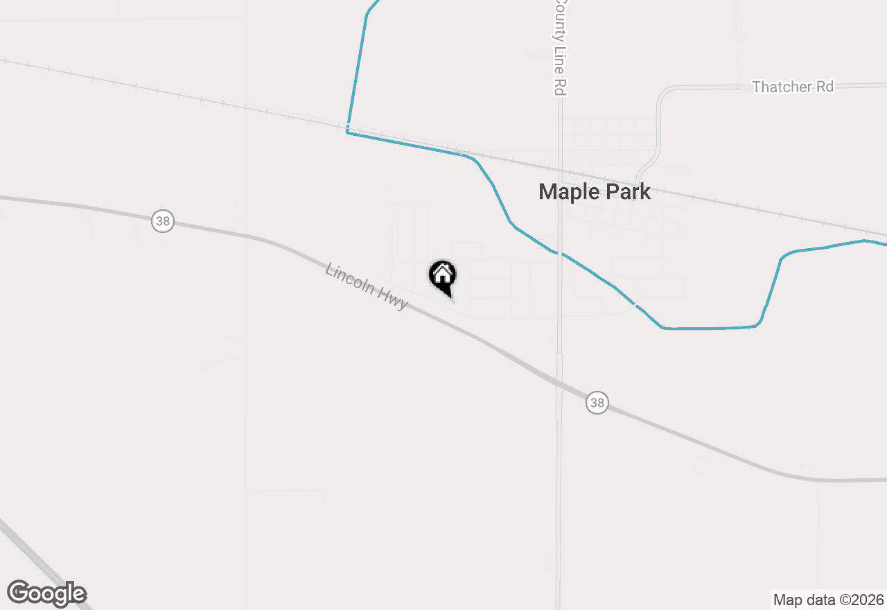Map of 546 Ashton Avenue, Maple Park, IL 60151