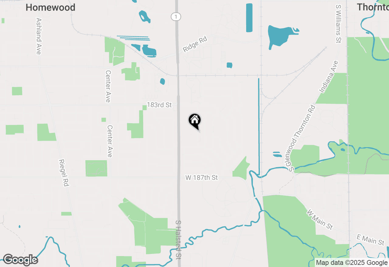 Map of 502 N Roberts Drive, Glenwood, IL 60425