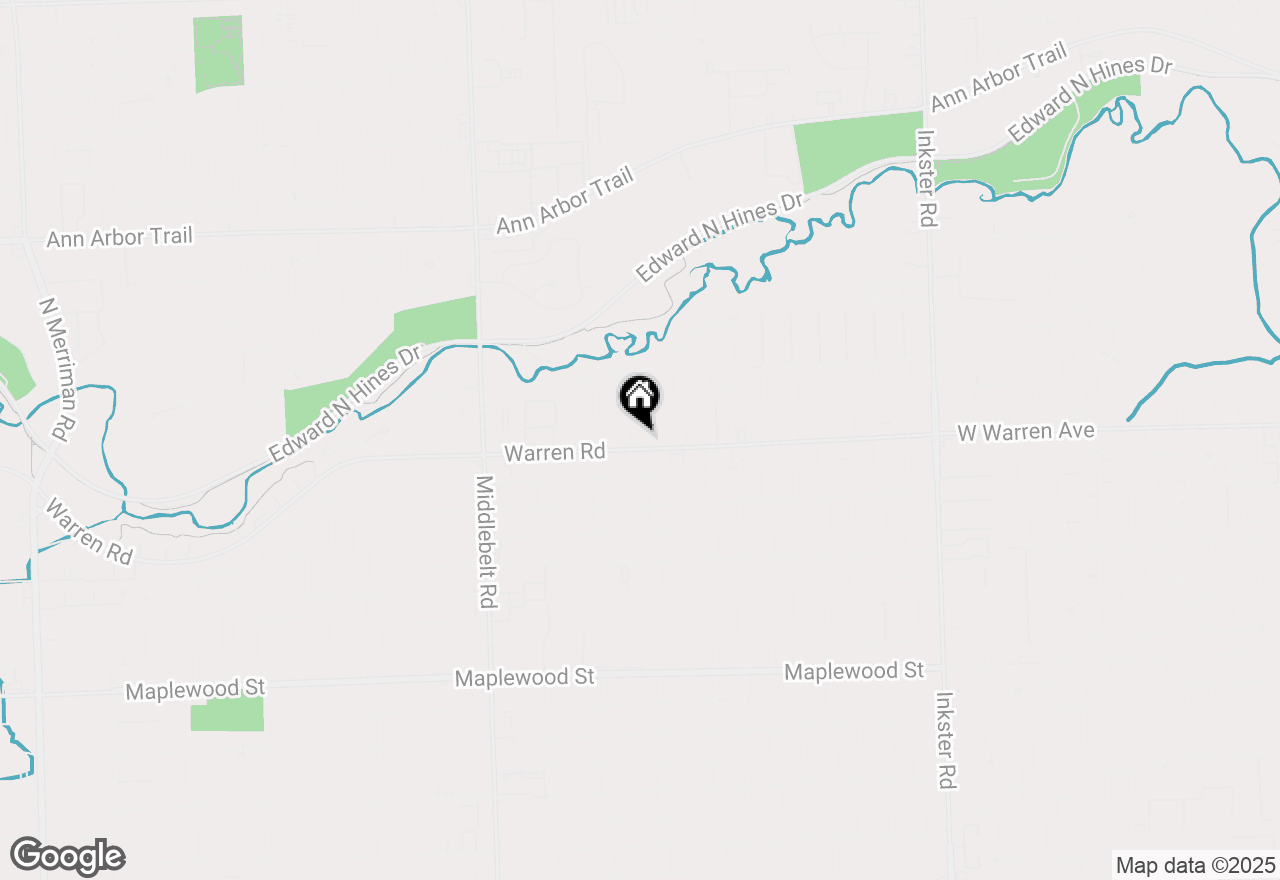 Map of 28616 Warren Road, Westland, MI 48185