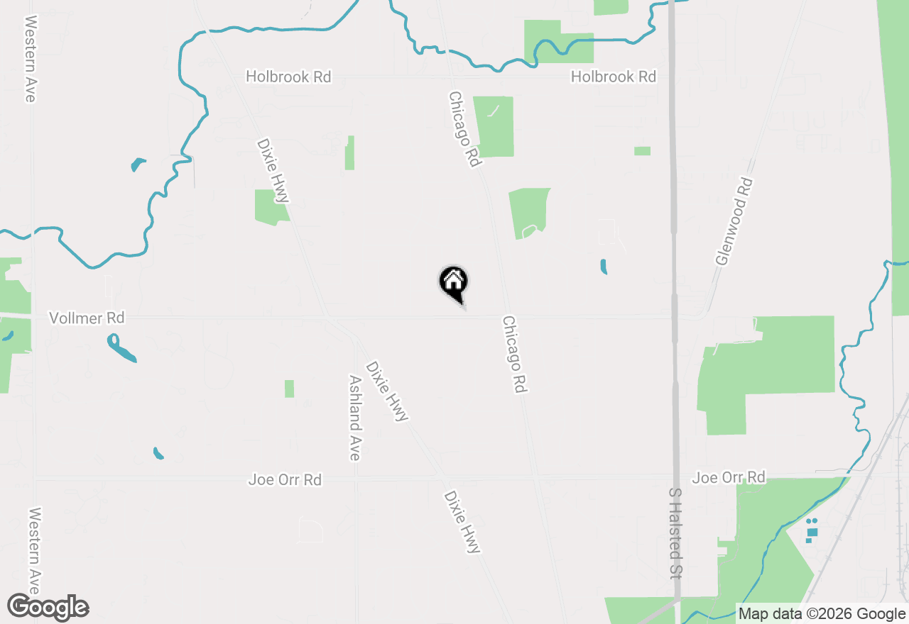 Map of 178 W Normandy Drive, Chicago Heights, IL 60411