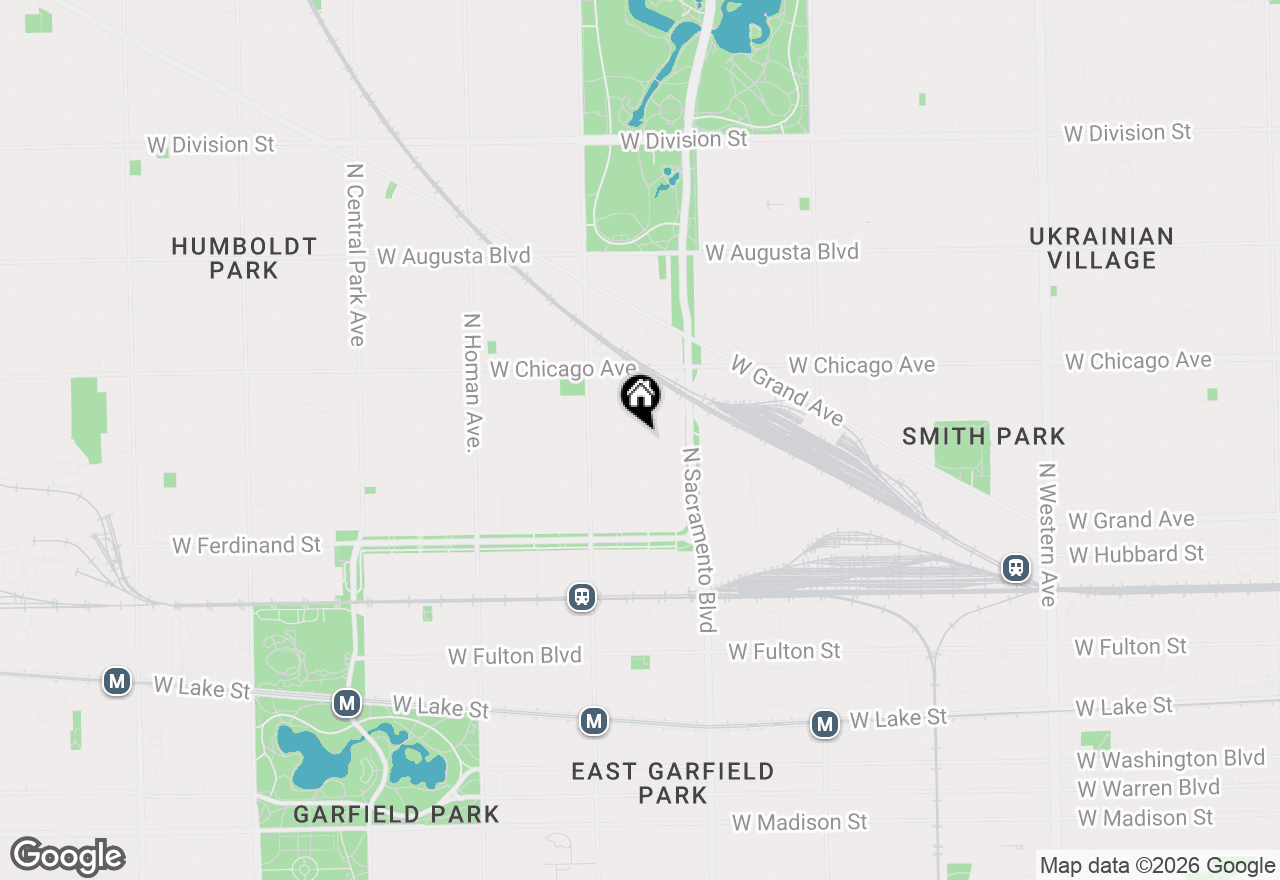 Map of 644 N Albany Avenue, Chicago, IL 60612