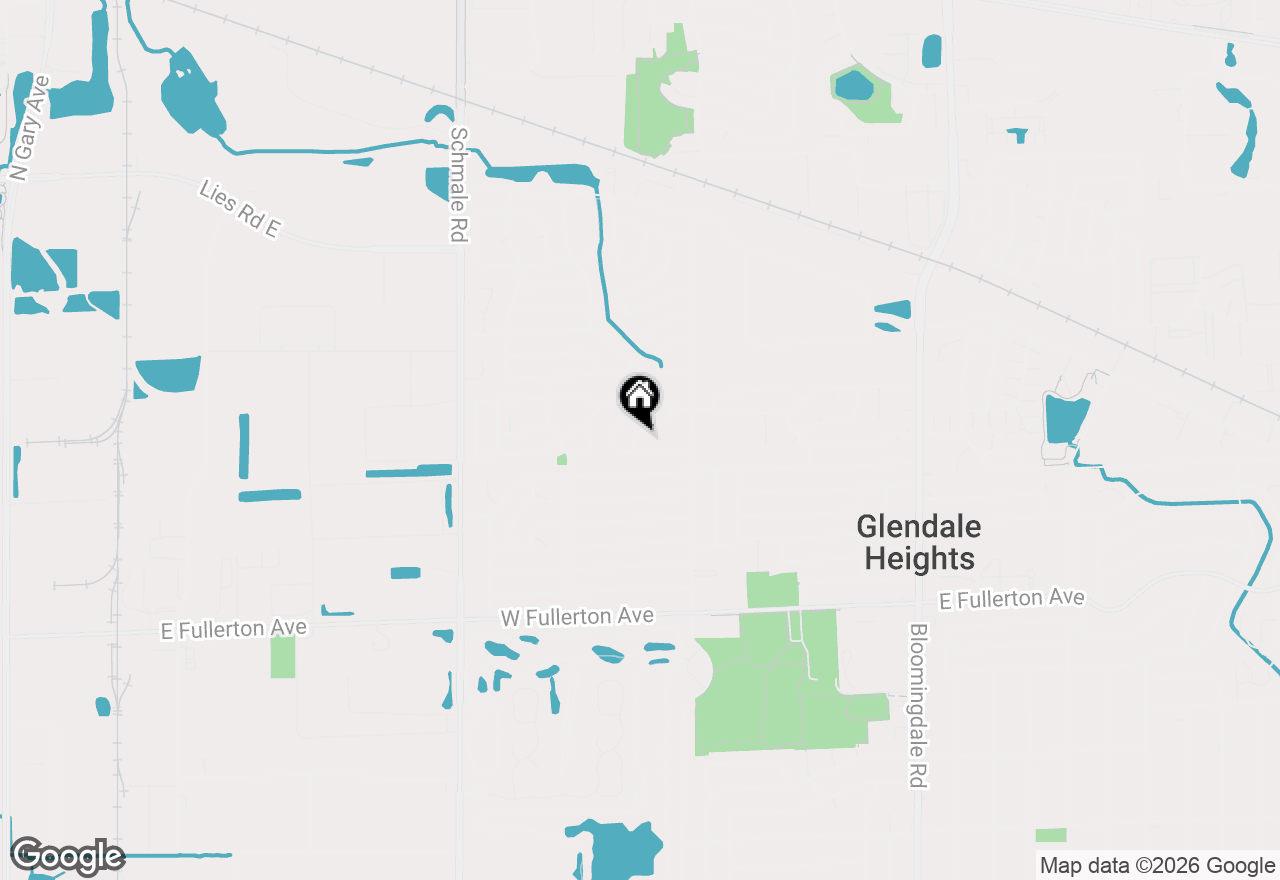 Map of 1751 Hemlock Drive, Glendale Heights, IL 60139