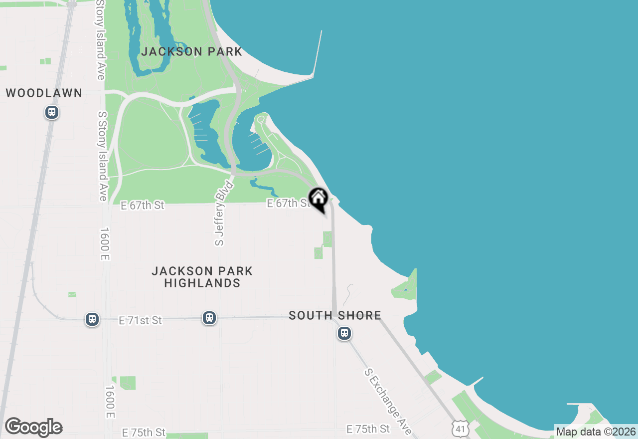 Map of 6735 S Oglesby Avenue #101, Chicago, IL 60649