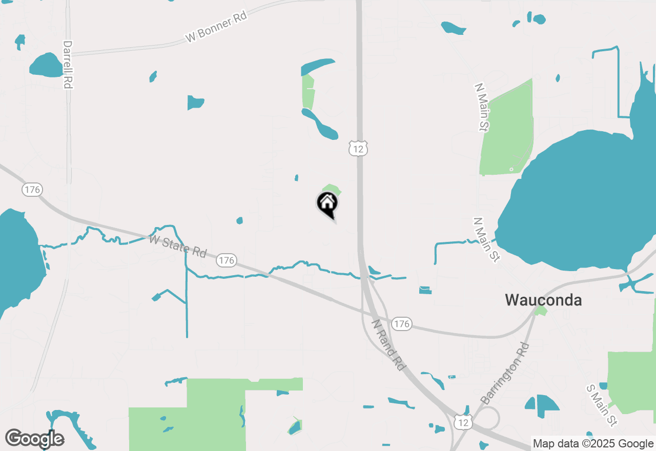 Map of 325 Larkdale Row, Wauconda, IL 60084