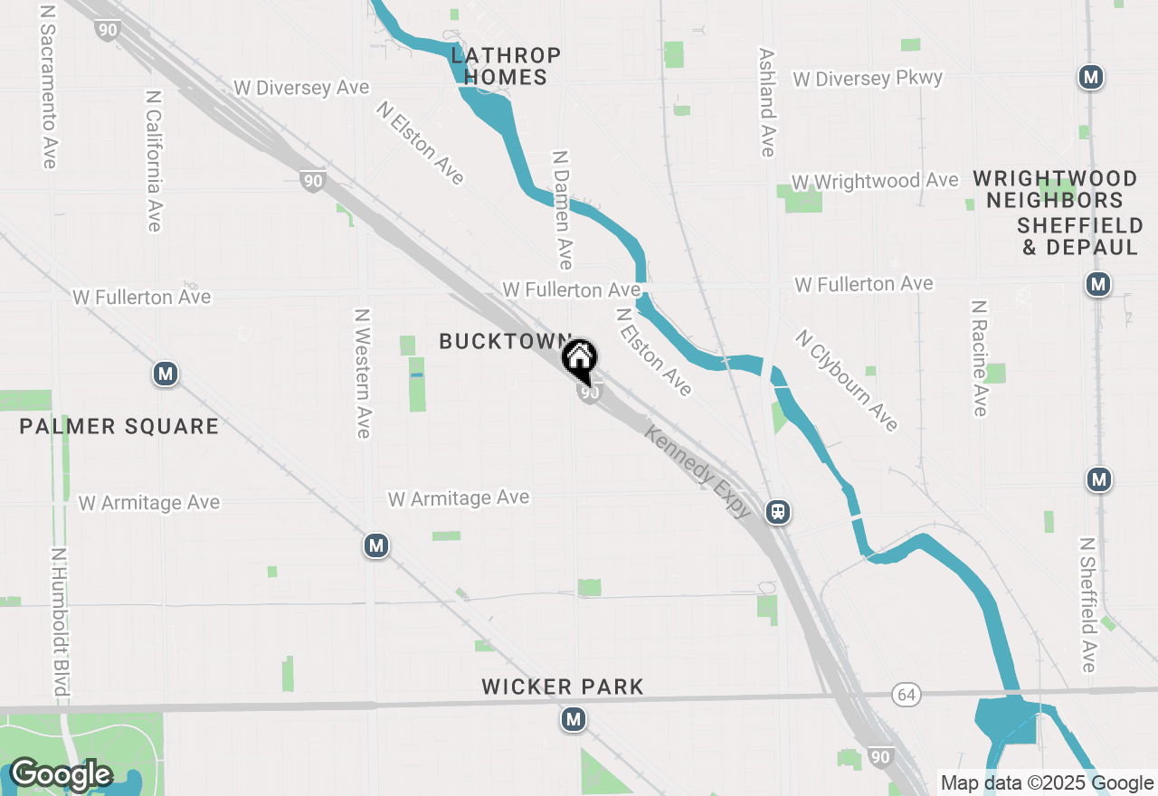 Map of 2157 N Damen Avenue, Chicago, IL 60647