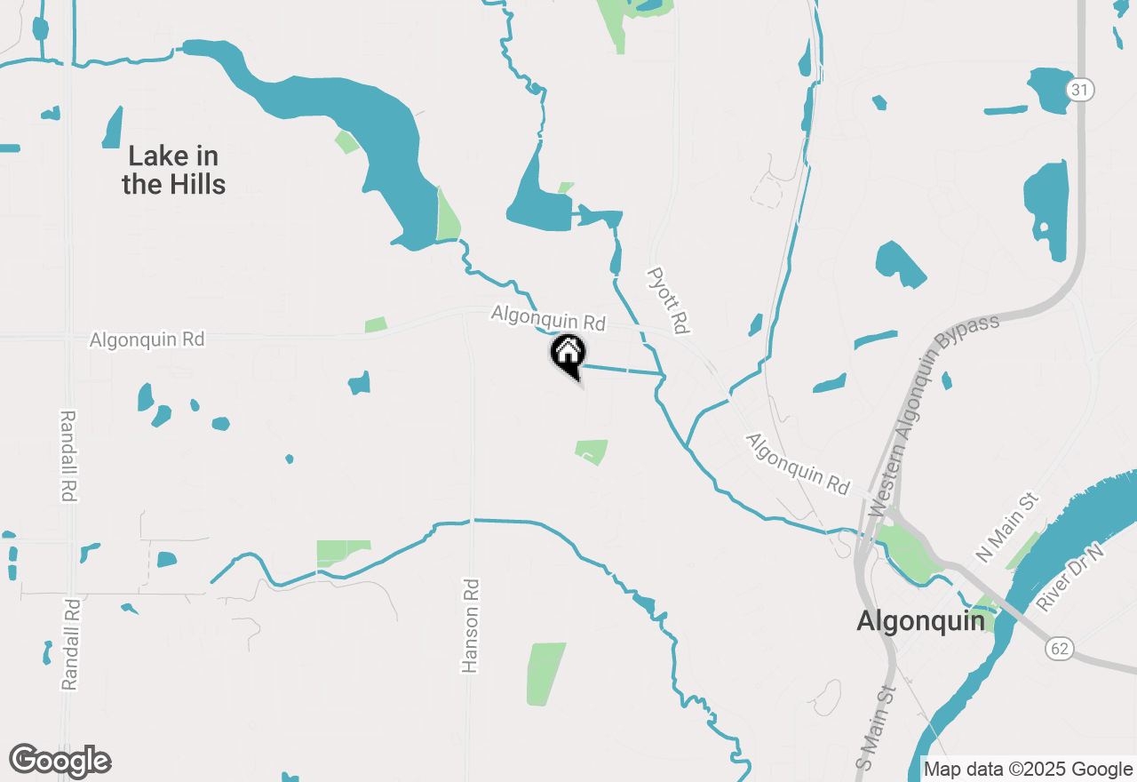 Map of 16 Brian Court, Algonquin, IL 60102