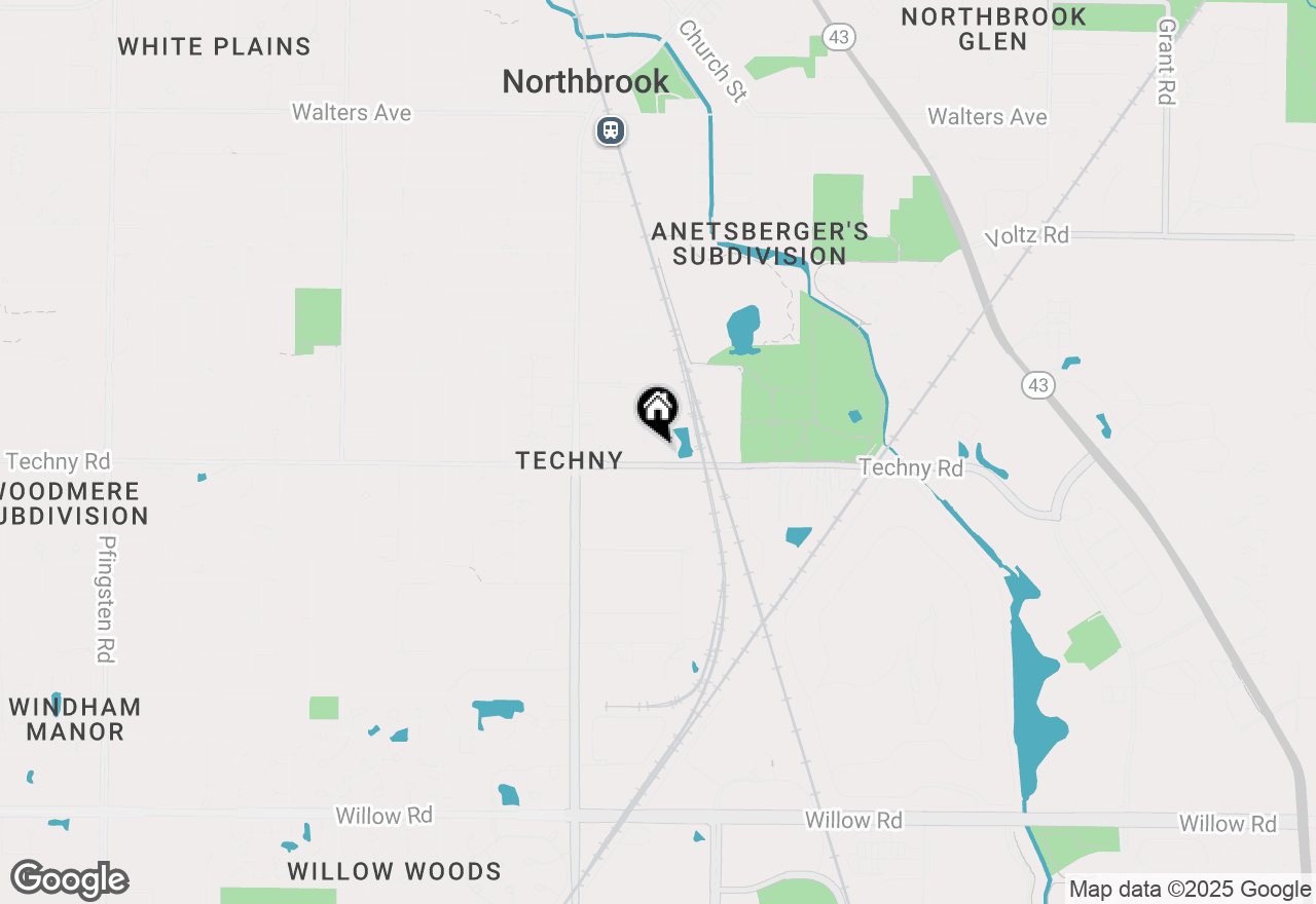 Map of 1981 Kingsley Circle, Northbrook, IL 60062