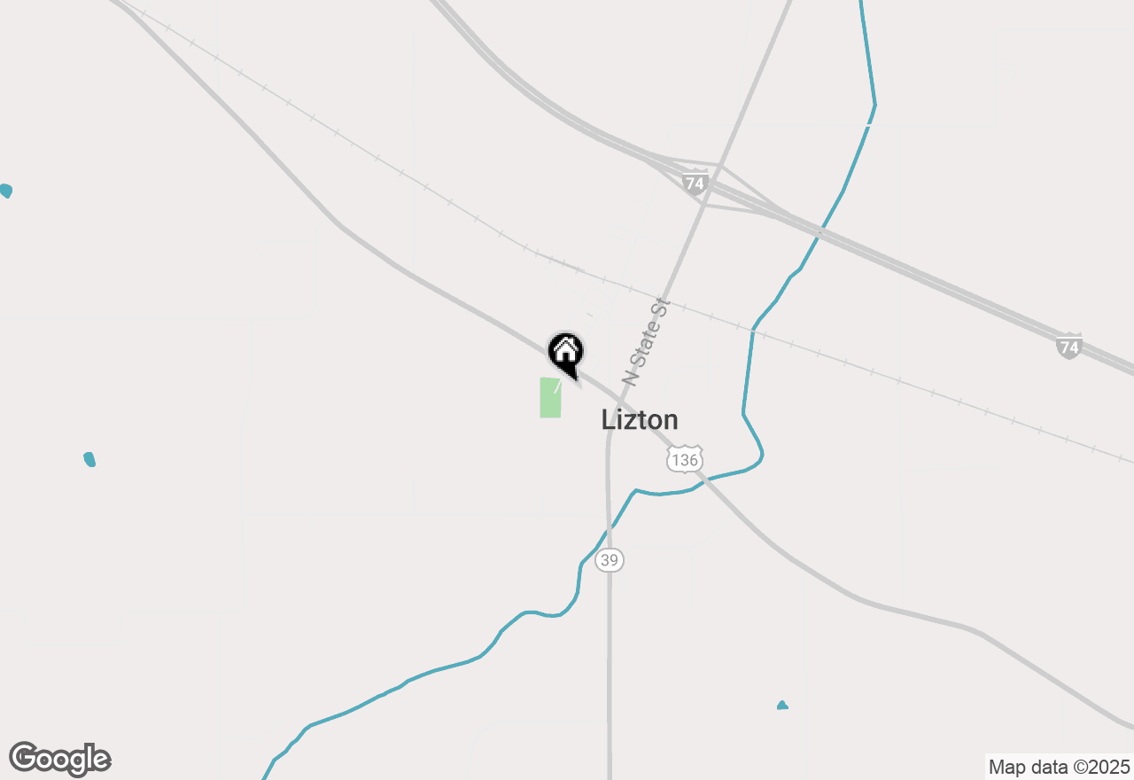 Map of 309 W Main Street, Lizton, IN 46149