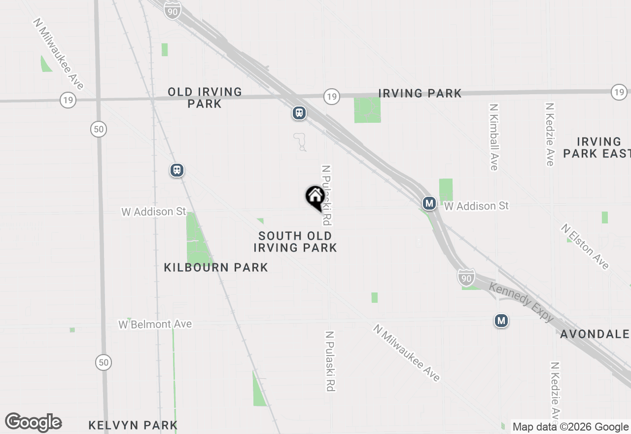 Map of 4022 W Eddy Street, Chicago, IL 60641