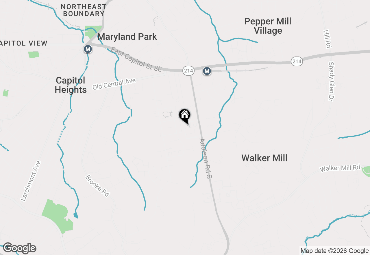 Map of 6232 Walbridge Street, Capitol Heights, MD 20743