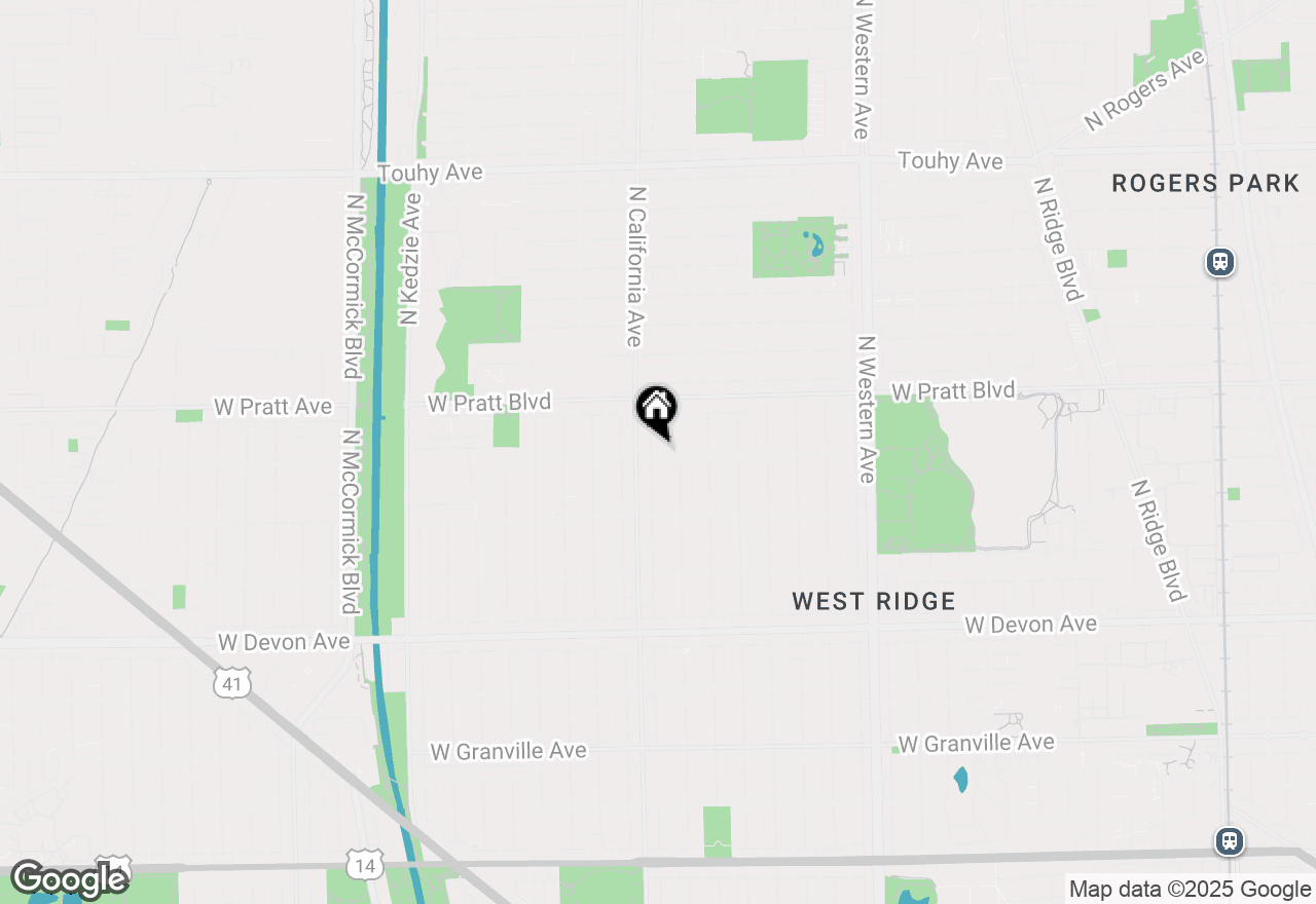 Map of 6700 N Fairfield Avenue, Chicago, IL 60645