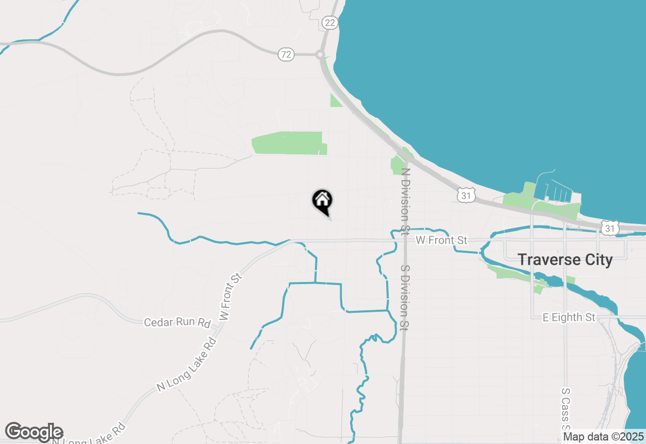 Map of 1101 Jefferson Avenue, Traverse City, MI 49684