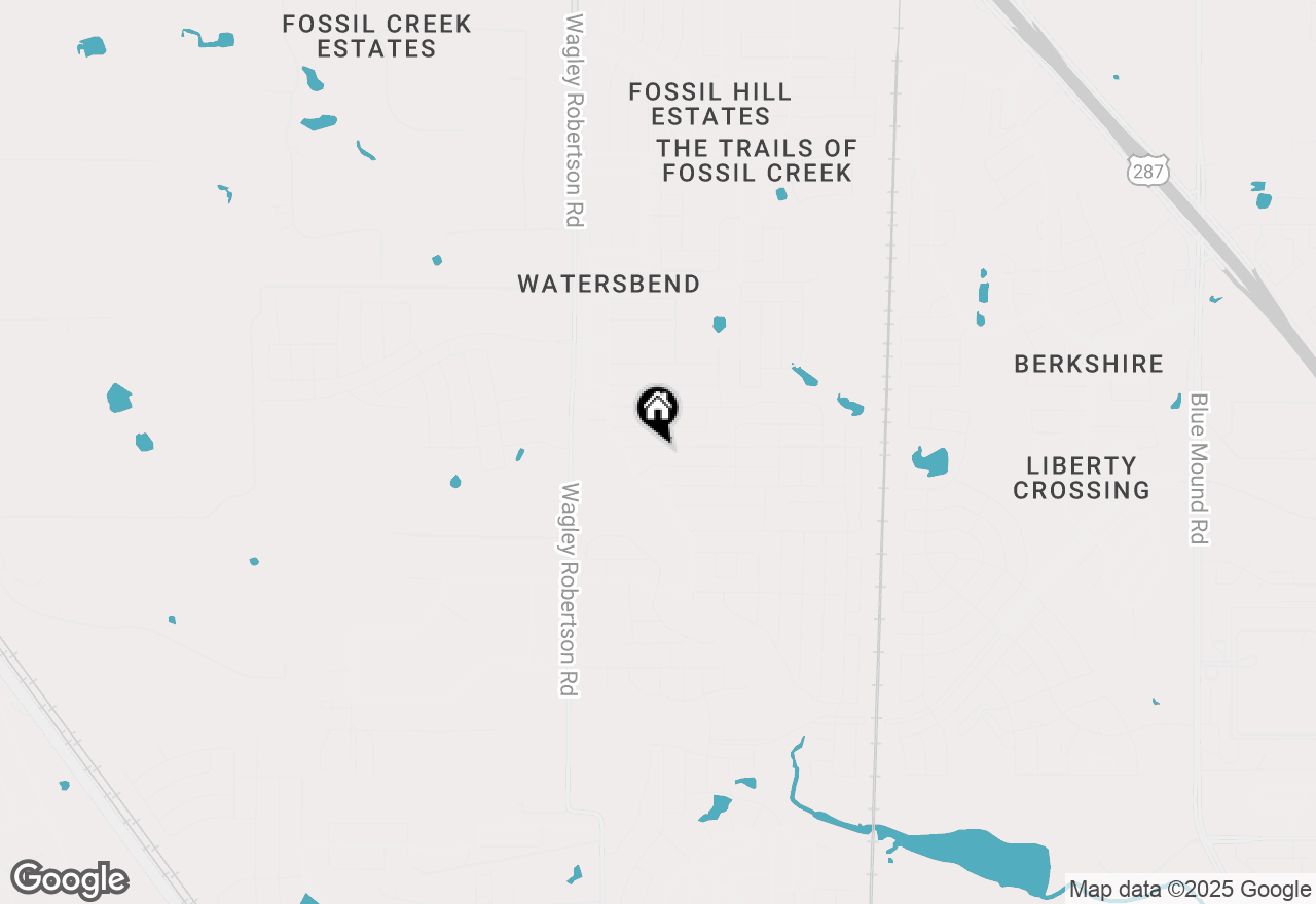 Map of 613 Destin Drive, Fort Worth, TX 76131