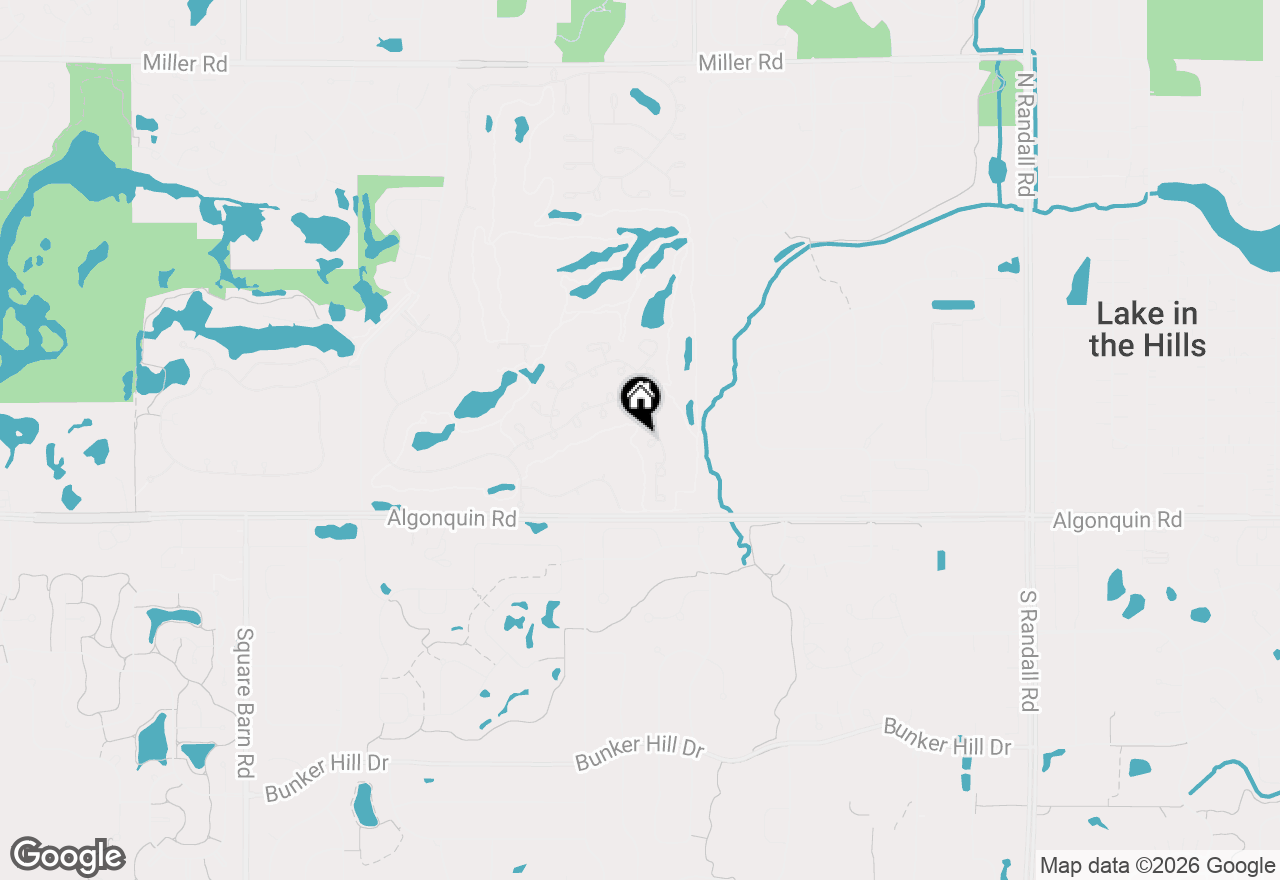 Map of 3 Sunvalley Court, Lake In The Hills, IL 60156