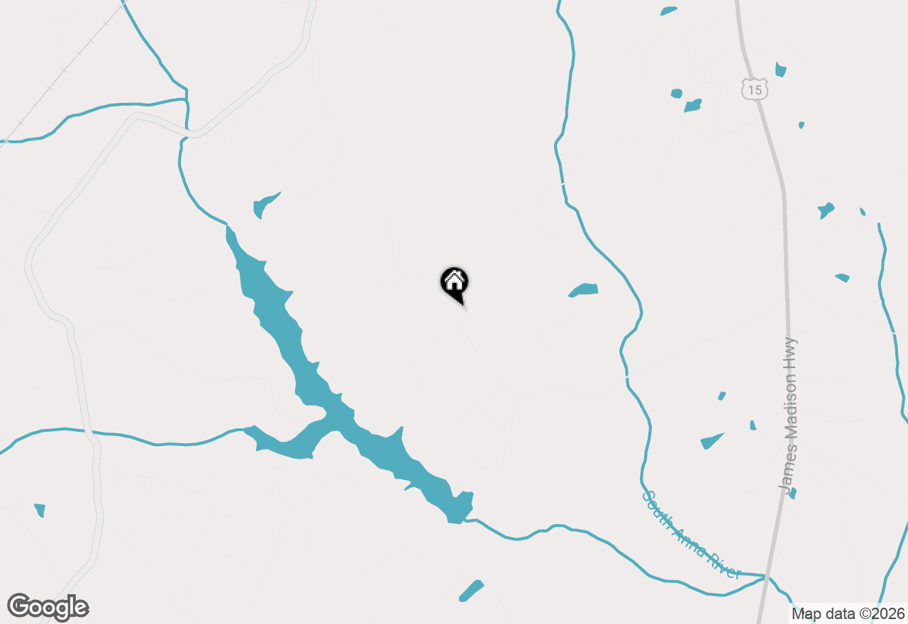 Map of Bowlers Mill Run, Gordonsville, VA 22942