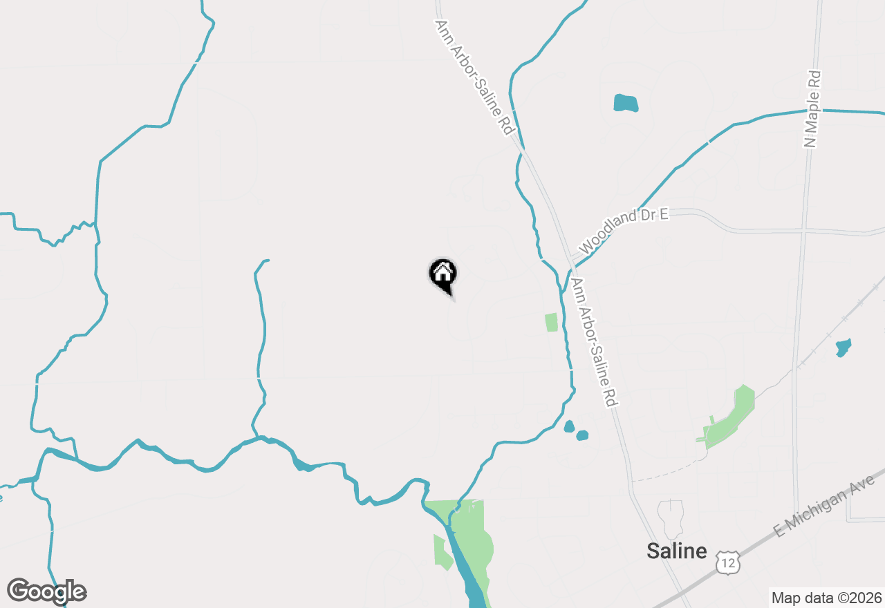 Map of 767 Berkshire Drive, Saline, MI 48176