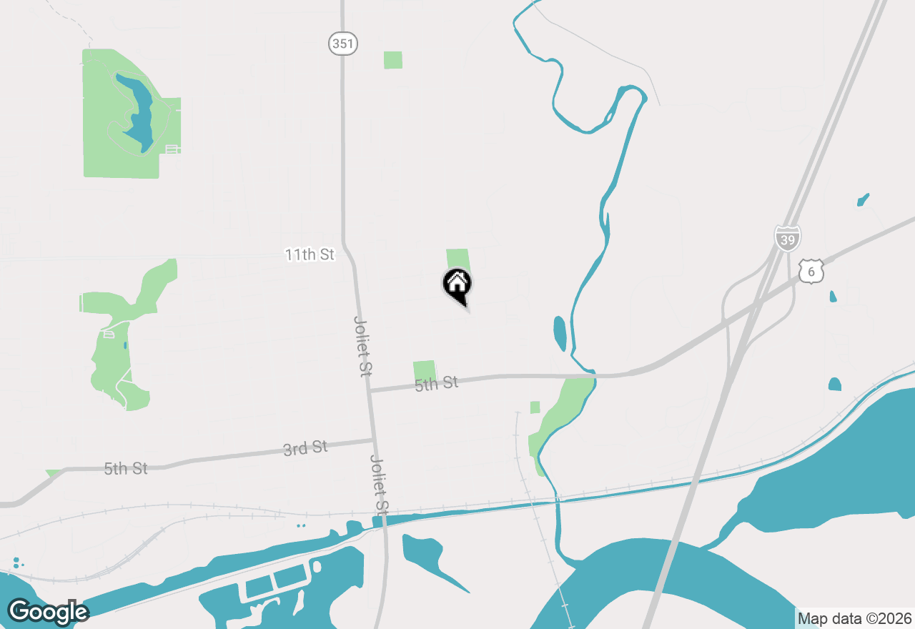 Map of 748 Laharpe Street, Lasalle, IL 61301