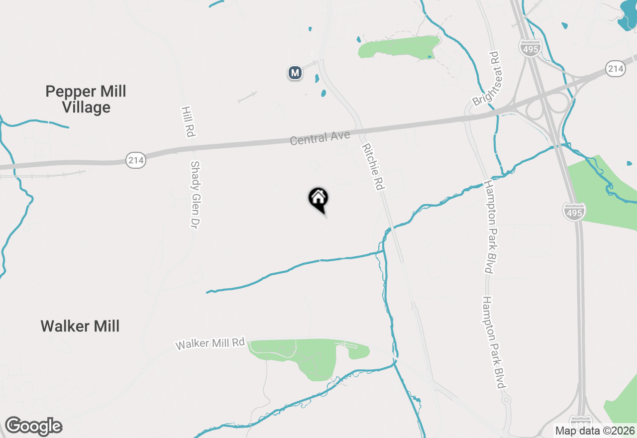 Map of 388 Possum Court, Capitol Heights, MD 20743