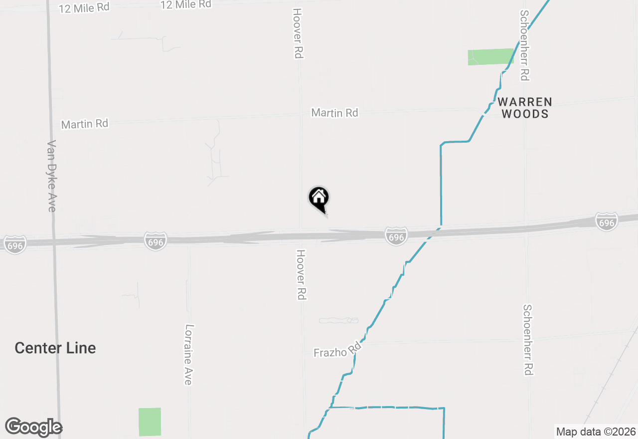 Map of 27059 Shackett Avenue, Warren, MI 48093