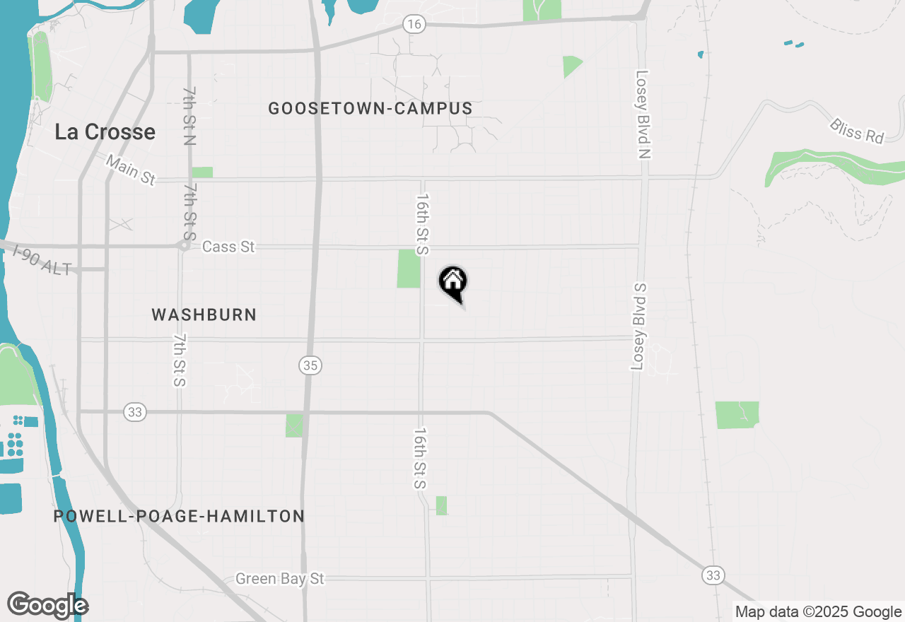 Map of 535 17th St S, La Crosse, WI 54601