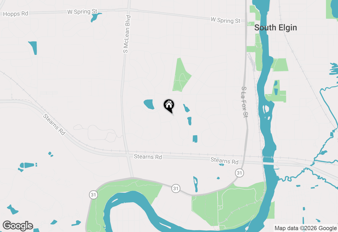 Map of 19 Longview Court, South Elgin, IL 60177