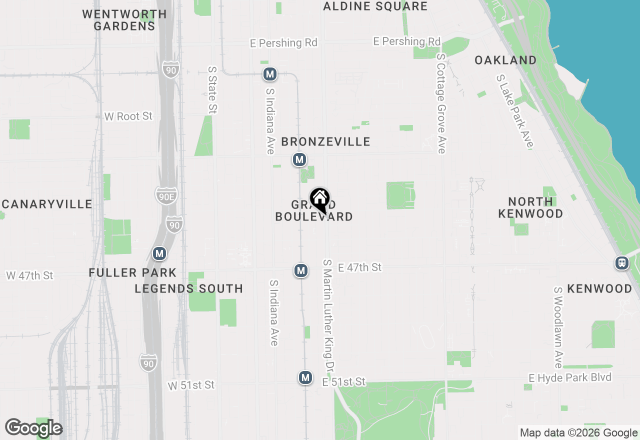 Map of 4516 S King Drive #3, Chicago, IL 60653