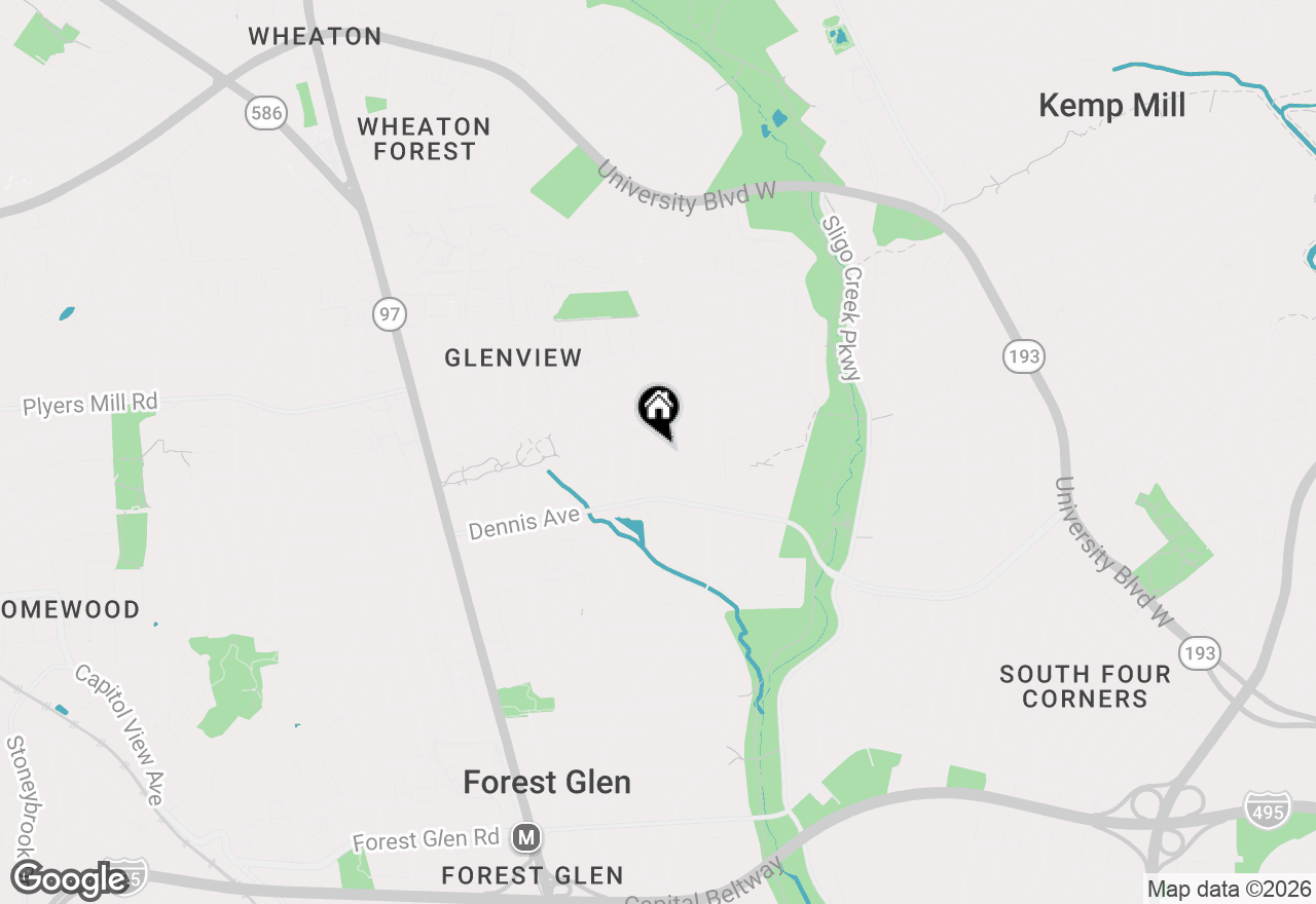 Map of 10419 Huntley Avenue, Silver Spring, MD 20902