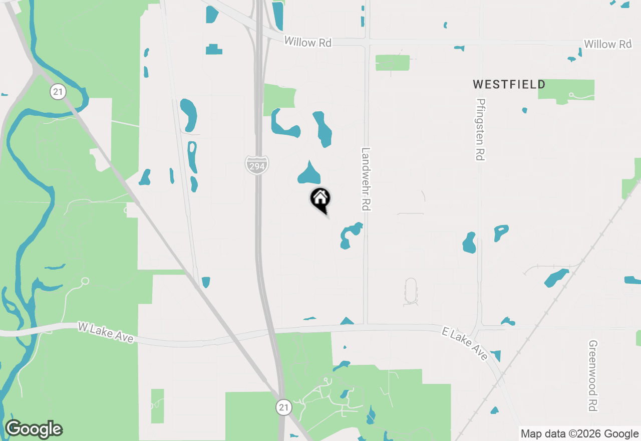 Map of 2111 Franklin Drive, Glenview, IL 60026