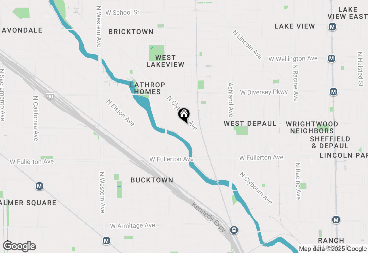 Map of 2614 N Clybourn Avenue #310, Chicago, IL 60614