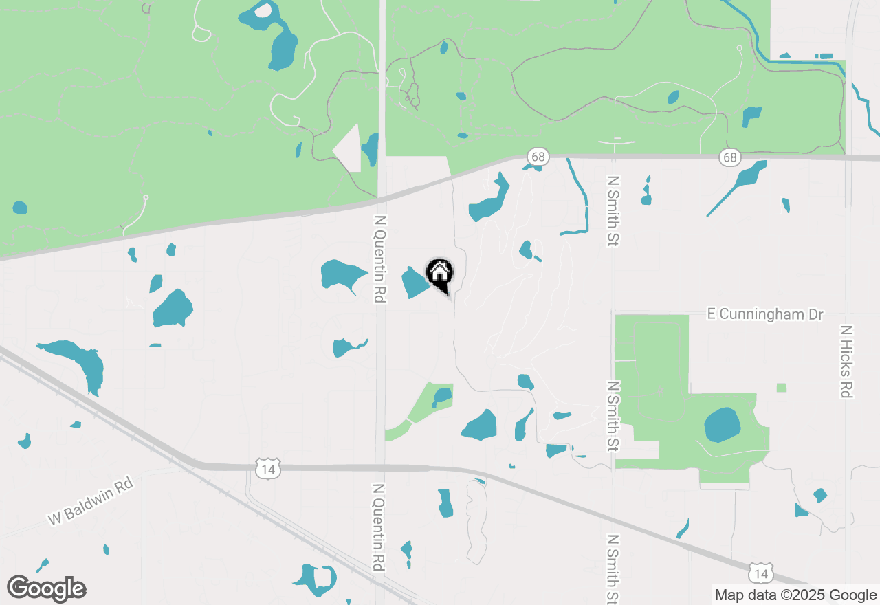 Map of 650 W Echo Lane, Palatine, IL 60067