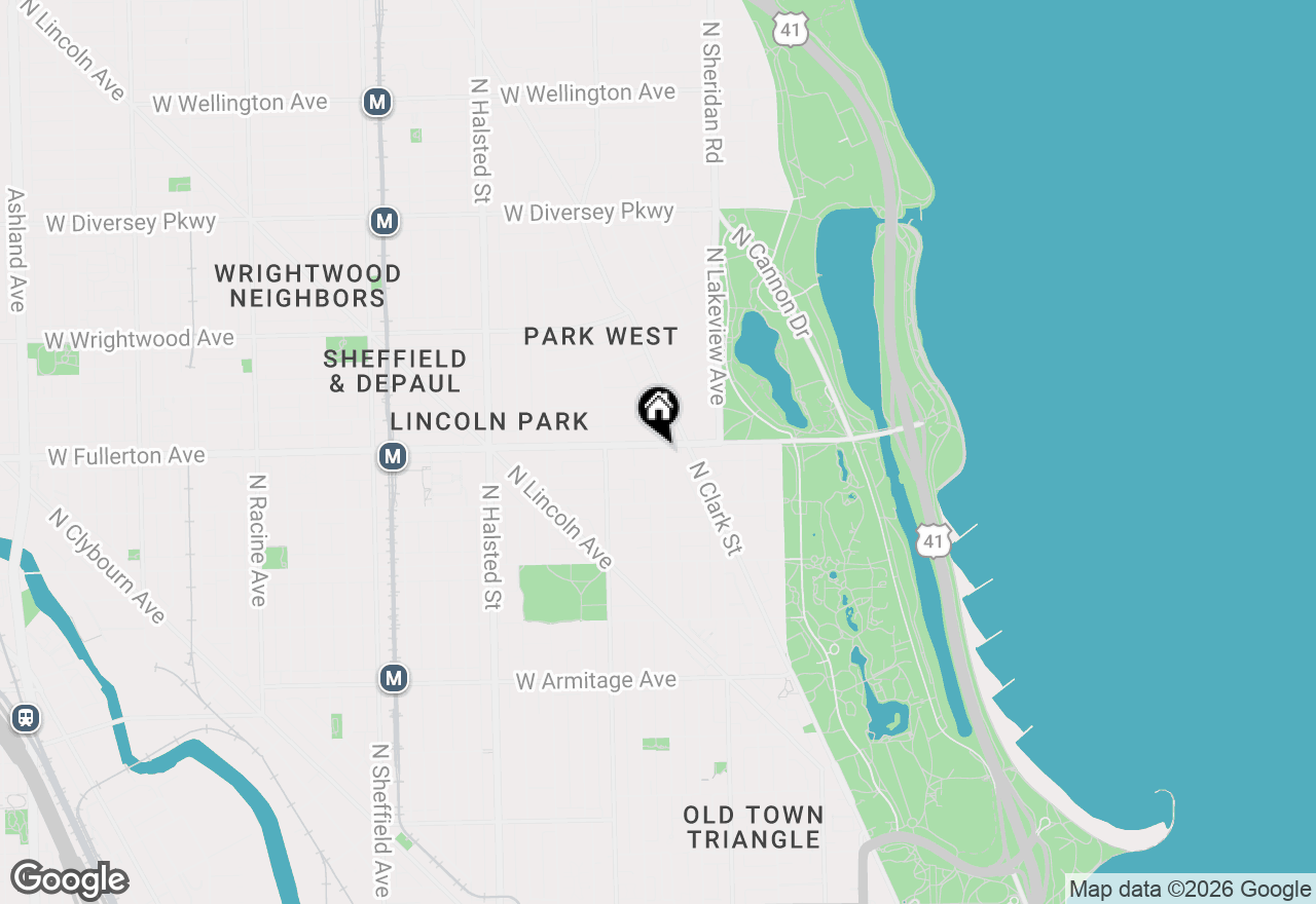 Map of 2352 N Cleveland Avenue #3, Chicago, IL 60614