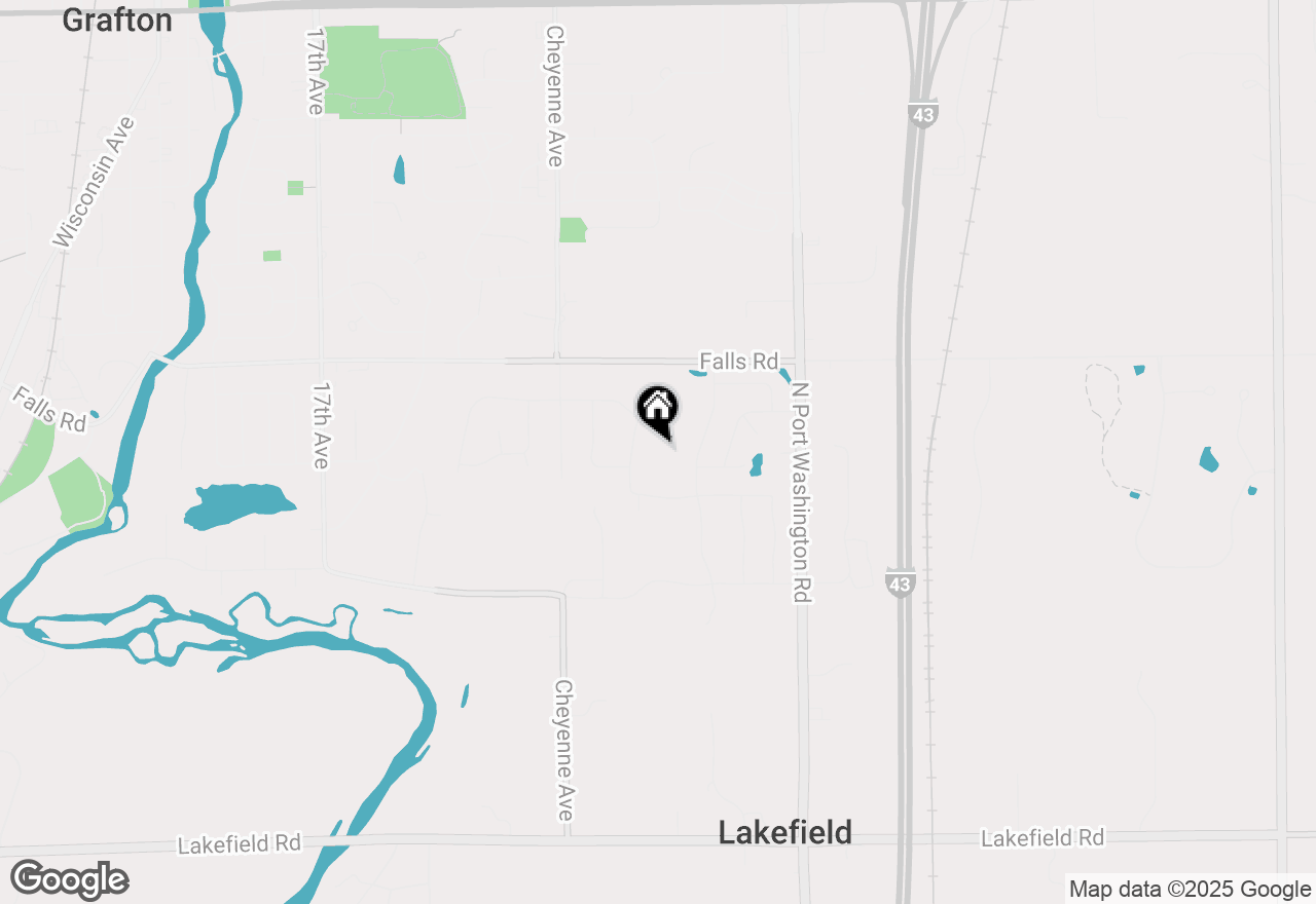 Map of 1940 N Creek Dr #LT111, Grafton, WI 53024