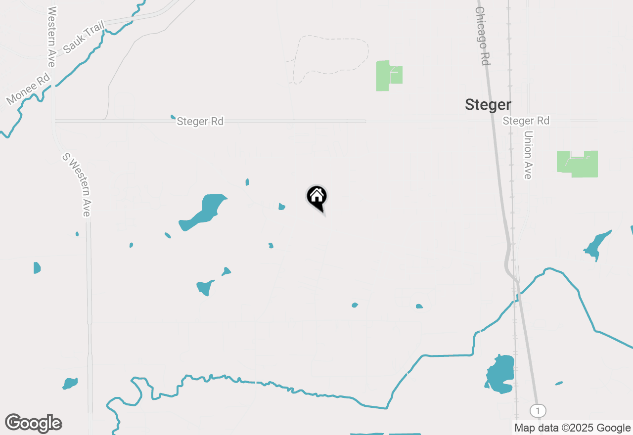Map of 3543 William Street, Steger, IL 60475